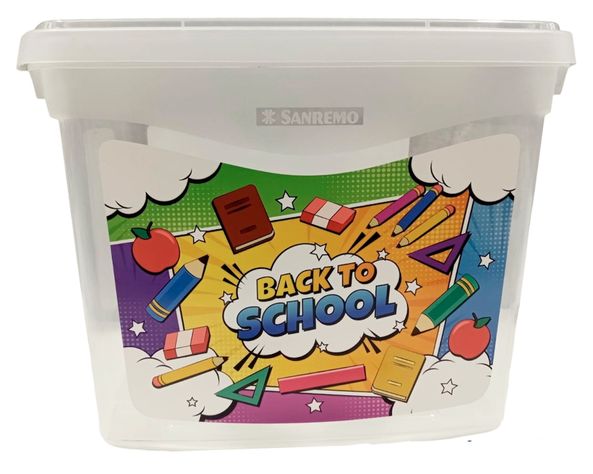 Caja organizadora 11 litros SR911 transparente-0