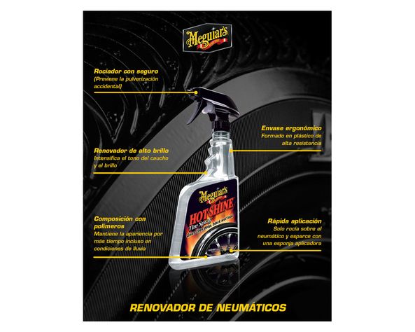 Renovador de neumáticos 709 ml Hot Shine Meguiar's-1