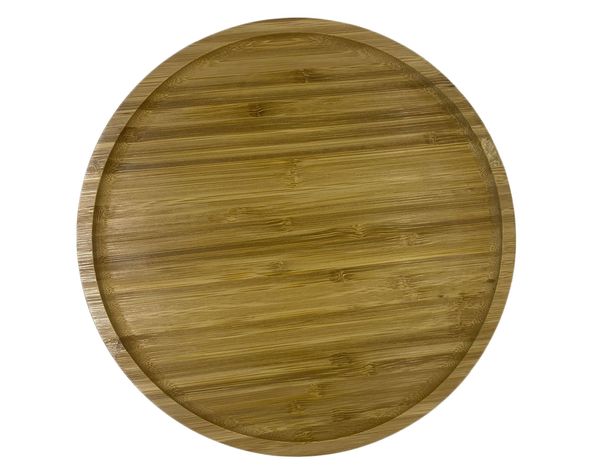 Tabla aperitivos 25 cm Bio Bamboo madera-0