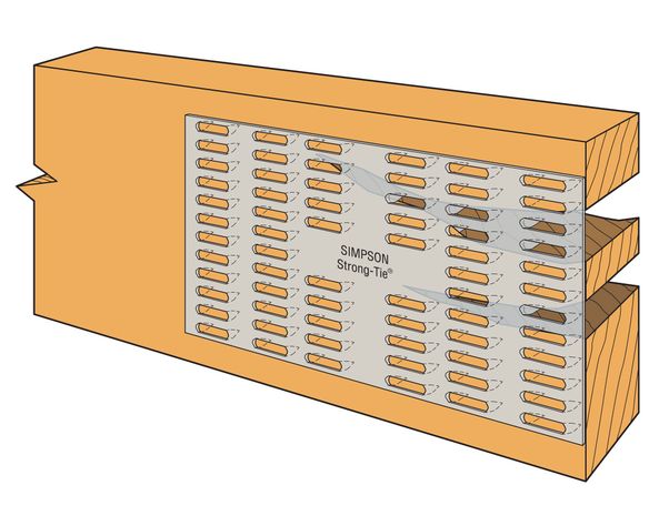 Plato dentado 3x6'' Simpson Strong-Tie.-2