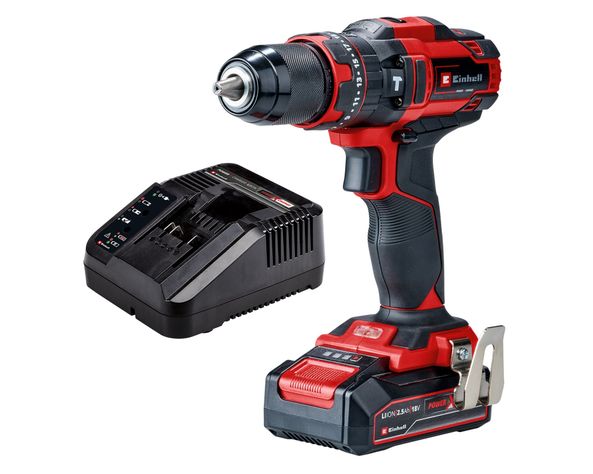 Taladro percutor inalámbrico TE-CD 18/44 Li-i + batería 2.5Ah-0