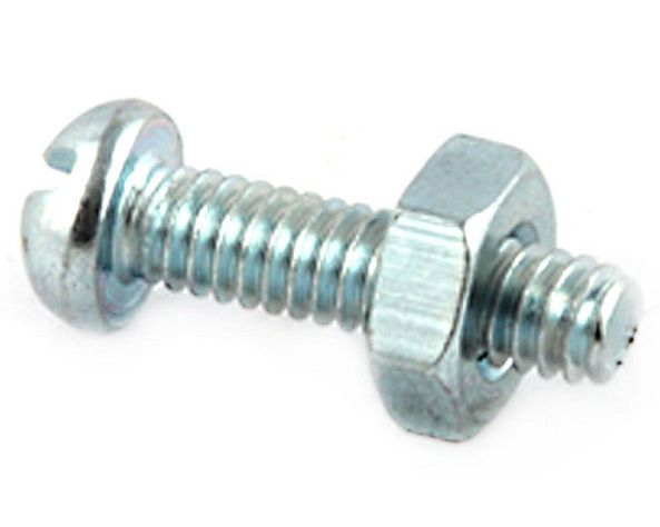 Perno cocina con tuerca 1/8x1/2'' zincado 20 unidades Arnik-0