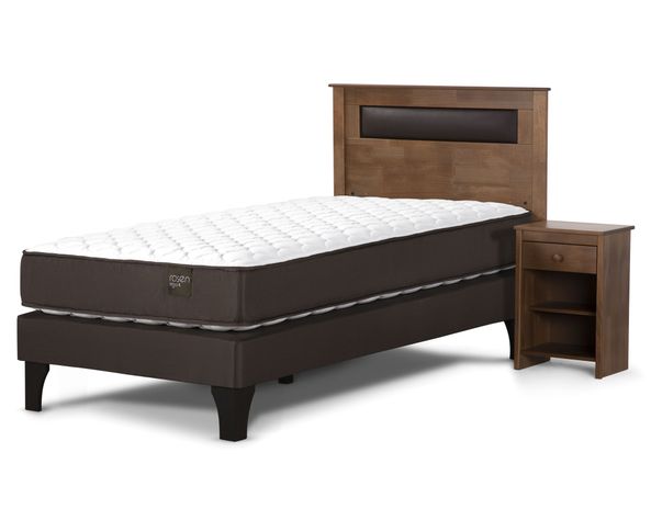 Cama europea 1.5 plazas Ergo T + set Ferrara Rosen-1