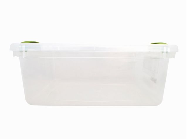 Caja organizadora 15 litros Wenbox transparente Wenco.-1