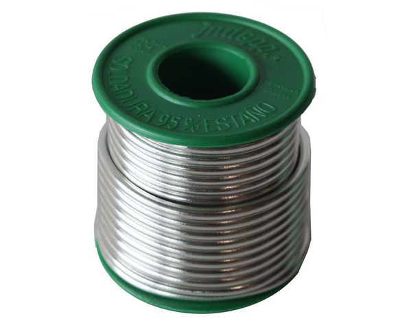 Soldadura 95% estaño carrete 1/2 kilo Indepp-0