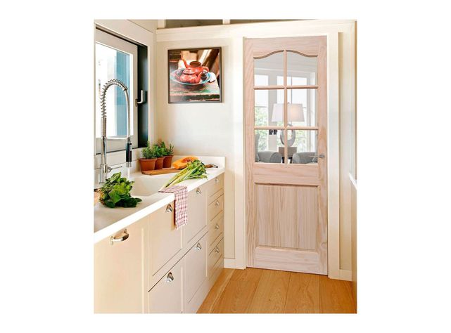 Puerta Pino Radiata Colico 6 vidrios 65x200 cm Moldupanel-2