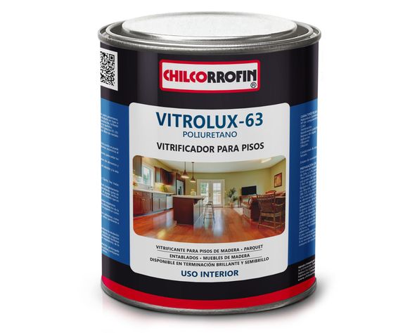 Barniz 1/4 galón Vitrolux-63 natural semi brillante Chilcorrofin-0