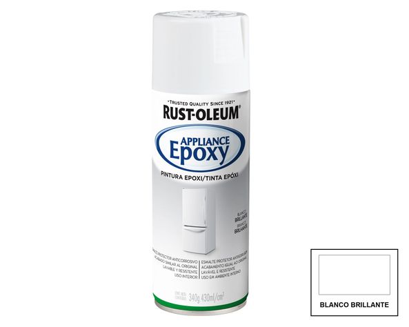 Pintura spray 430 ml Appliance epoxy blanco brillante Rust-Oleum-0
