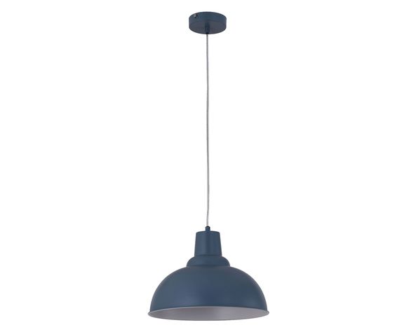 Lámpara colgante Atik azul oscuro E27 Abitare-0
