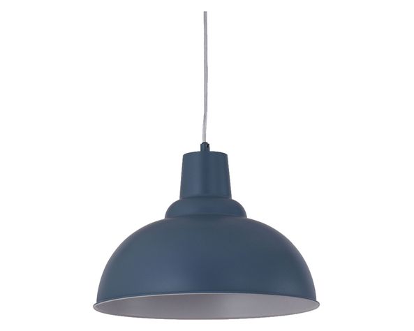 Lámpara colgante Atik azul oscuro E27 Abitare-1