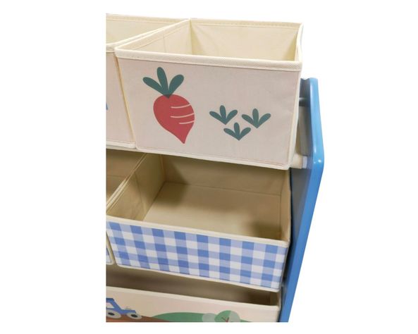 Mueble infantil canastos Farmer trucks 60x63x30 cm-2