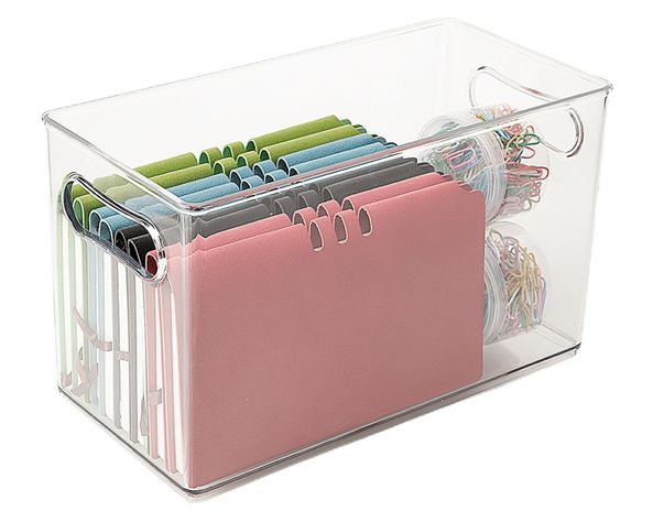Caja organizadora angosta plástico-2