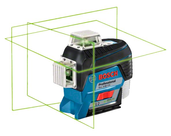 Nivel láser líneas verdes 120 m 360° Bluetooth GLL 3-80 CG-2