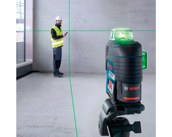 Nivel láser líneas verdes 120 m 360° Bluetooth GLL 3-80 CG-4