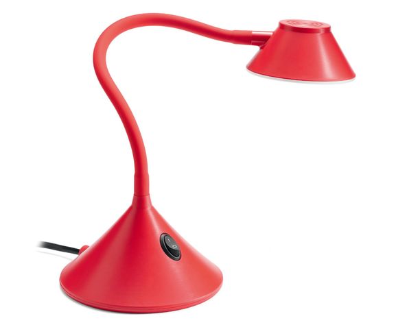 Lámpara escritorio LED Moses rojo-0