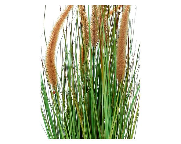 Planta artificial Grass con macetero Outzen-2