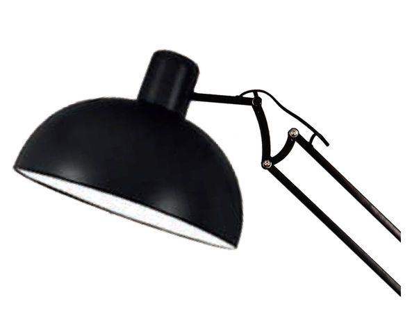 Lámpara pie 1L E27 Alen negro Abitare-1