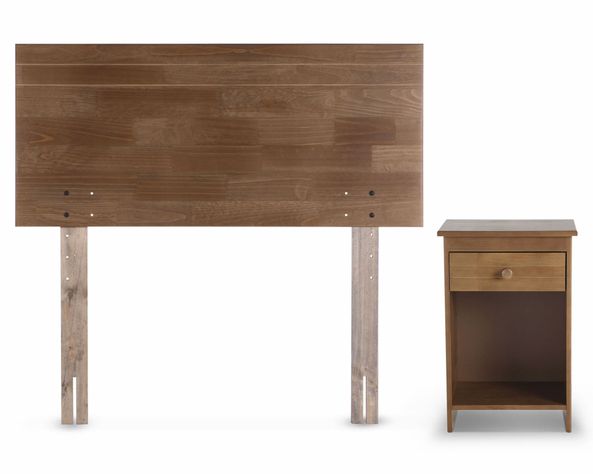 Cama europea 1.5 plazas Ergo T + set Tabor caramelo Rosen-2