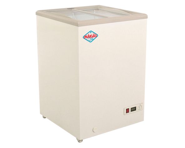 Freezer Horizontal dual 100 litros tapa vidrio SD100 Maigas-0