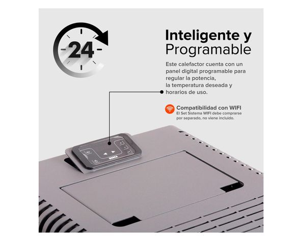 Estufa a pellet Hera+ 9 kW charcoal-1