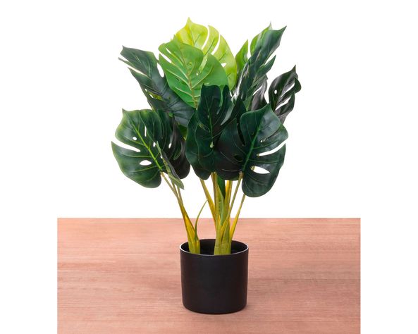 Planta artificial Monstera Outzen-3