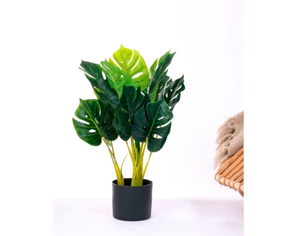 Planta artificial Monstera Outzen-4