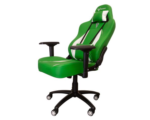 Silla gamer Santiago Wanderers verde/blanco Pegasum-2