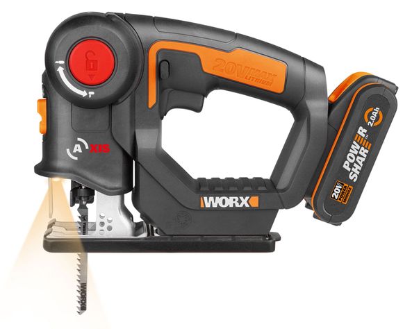 Sierra sable caladora inalámbrica 20V WX550 Worx.-0