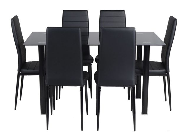 Comedor 6 sillas negro M+Design-0