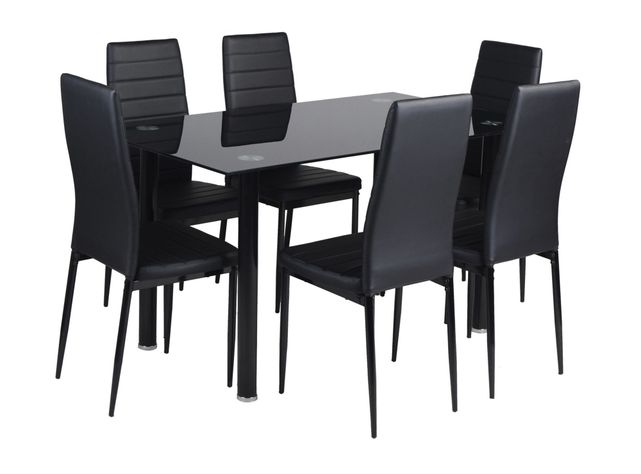 Comedor 6 sillas negro M+Design-1