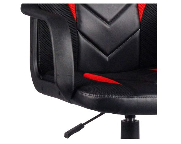 Silla gamer 5238 PR negro rojo M+Design-3