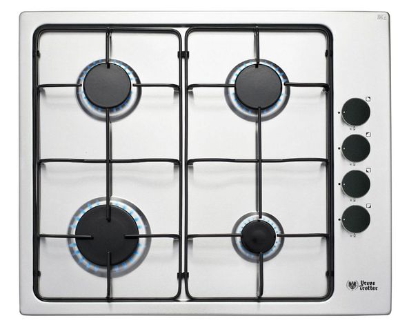 Encimera a gas 4 quemadores Prime G4 inox Ursus Trotter-0