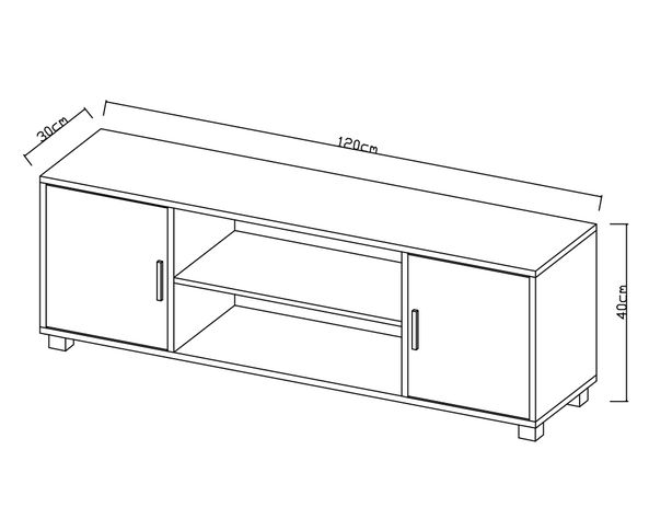 Rack TV Benitto tabaco M+Design-6
