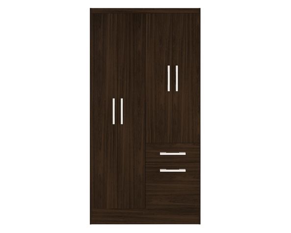 Clóset 4 puertas 1 cajón 1 zapatera tabaco-0