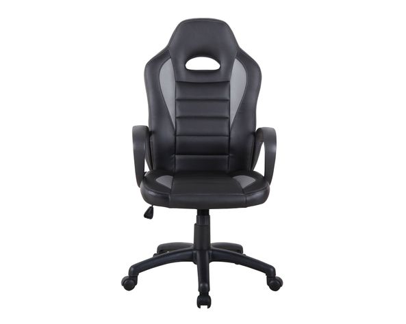 Silla de escritorio ejecutiva Gamer 0246 negro/gris M+Design-0