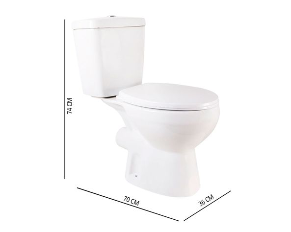 WC 18 cm cierre asiento cierre suave Aure blanco Vessanti-4