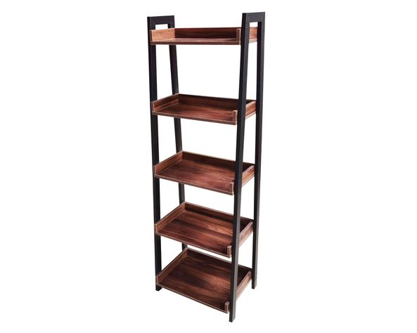 Librero escalera 2.0 natural/negro M+Design-2