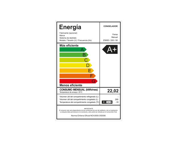 Freezer dual horizontal 290 litros Z300D blanco-8