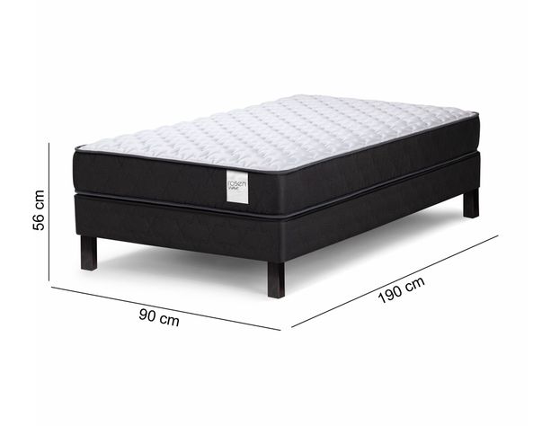 Cama europea 1 plaza x 190 cm Wave Rosen-5
