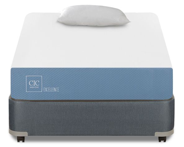 Box americano 1.5 plazas x 190 cm Excellence + almohada Cic-0
