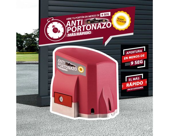 Kit motor portón corredera Speed 500 kg burdeo Veloti-3