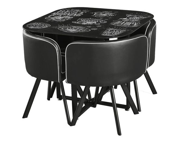 Comedor 4 sillas Coffe 2.0 M+ Design-0