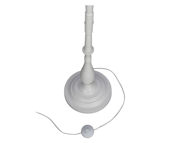 Lámpara pie 1L E27 Mirano blanco Abitare-2