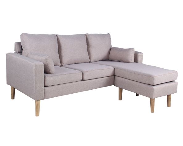 Sofá seccional Marila beige M+Design-0