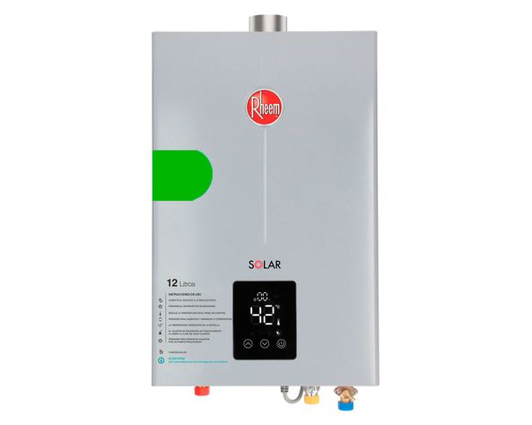 Calefont ionizado tiro forzado 12 litros gas licuado Modulante Rheem-0