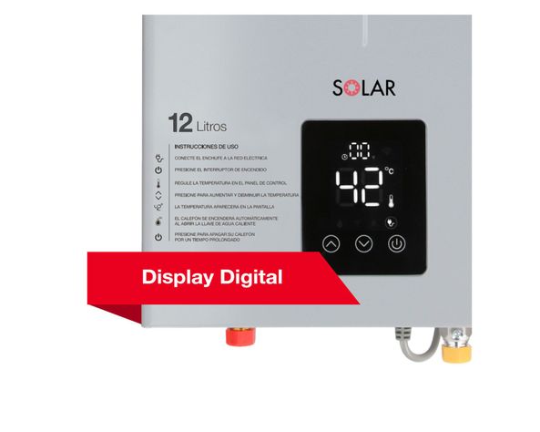 Calefont ionizado tiro forzado 12 litros gas licuado Modulante Rheem-1