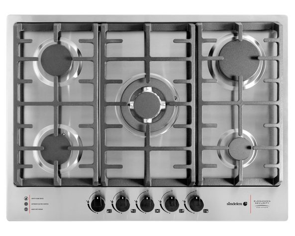 Encimera a gas 5 quemadores CEG-4700IN Sindelen.-0