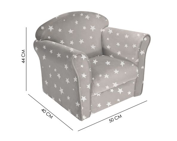 Sillón Infantil Estrellas gris M+Design-4