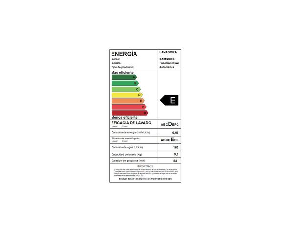 Lavadora carga superior 8 kg WA80H4200SW1ZS Samsung-6