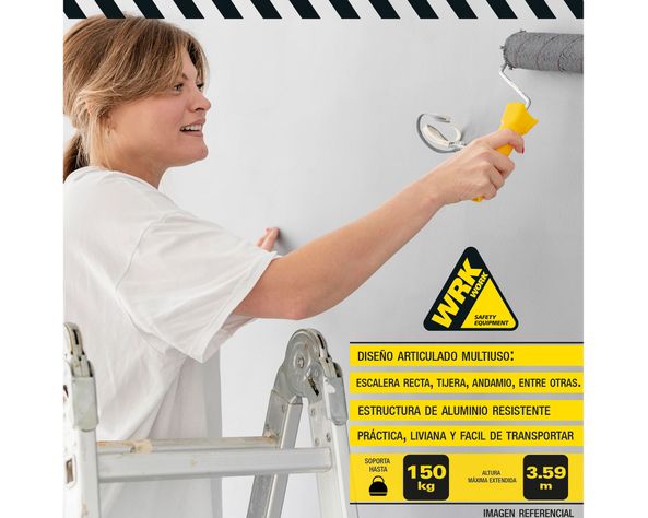 Escalera multipropósito alto 3.59 m 12 peldaños-3